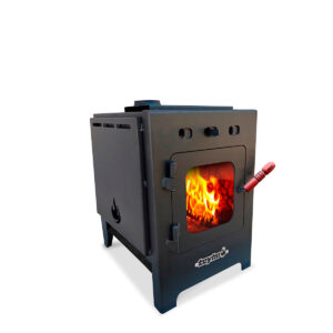 Estufa A Leña 7500 K/c Deluxe - Salamandra Doble Combustión