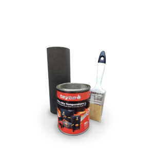 Pintura Alta Temperatura Salamandra Estufa Kit Restauración